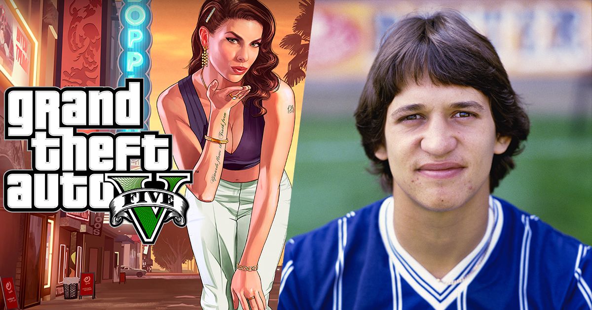 Gary Lineker and the Grand Theft Auto V cover