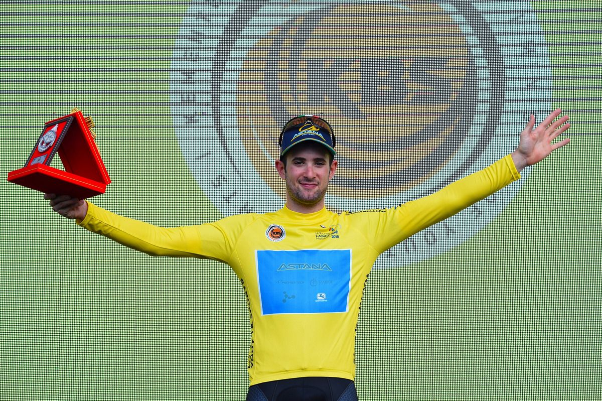New race leader Riccardo Minali (Astana)