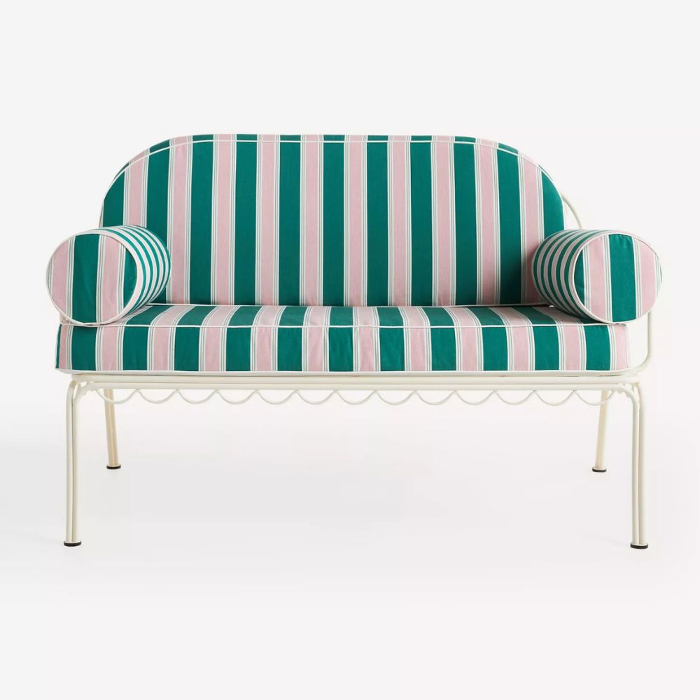 Business & Pleasure Co. The Al Fresco Love Seat Cushion Slipcover Set