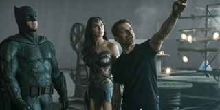 Batman Wonder Woman justice league set Zack Snyder