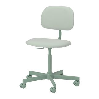 Mint green office chair