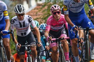 Giro dItalia 2020 103th Edition 16th stage Udine San Daniele del Friuli 229km 20102020 Joao Almeida POR Deceuninck Quick Step Jai Hindley AUS Team Sunweb photo Ilario BiondiBettiniPhoto2020