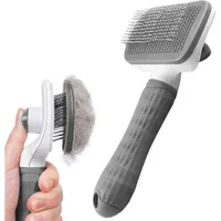 Dog Grooming Brush With Cleaning Button | 36% off at AmazonWas £9.99 Now £6.39 Dog Grooming Brush With Cleaning Button | 36% off at AmazonWas £9.99 Now £6.39