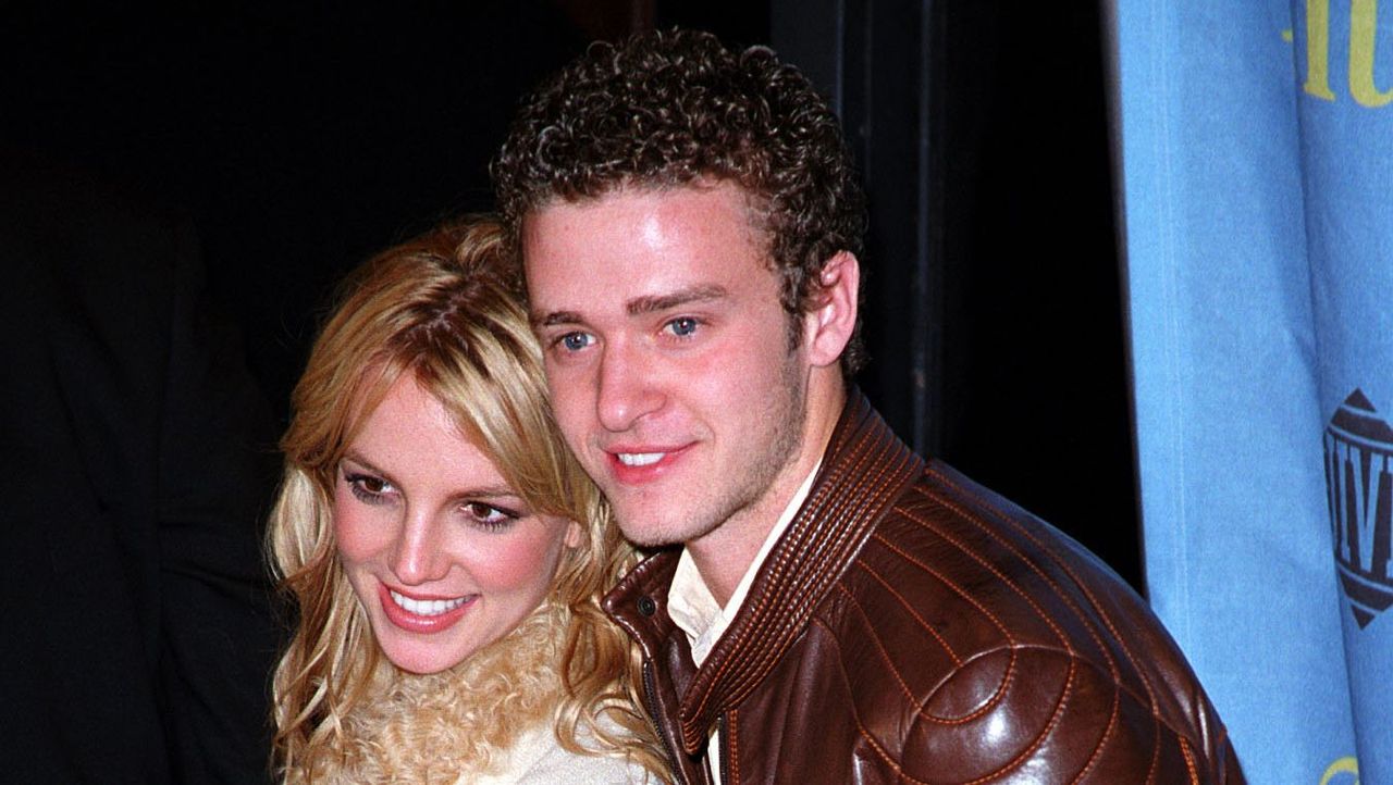 britney spears and justin timberlake during britney spears album release party for britney at centro fly november 6, 2001 at centro fly in new york city, new york, united states photo by james devaneywireimage