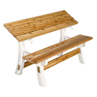 outdoor bench table