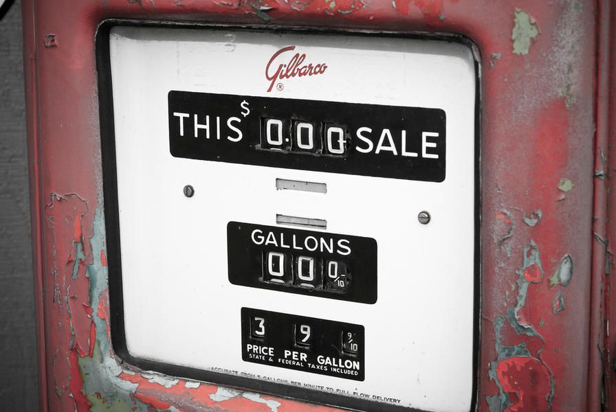 Gas prices have dropped to their lowest level since 2010