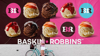 A new billboard for Baskin-Robbins