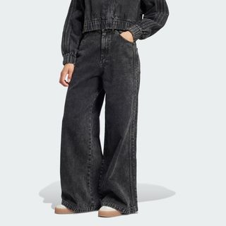 adidas, Premium Essentials Wide Leg Denim Pans 