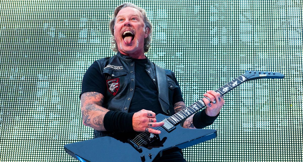 James Hetfield live onstage at Twickenham, England, in 2019