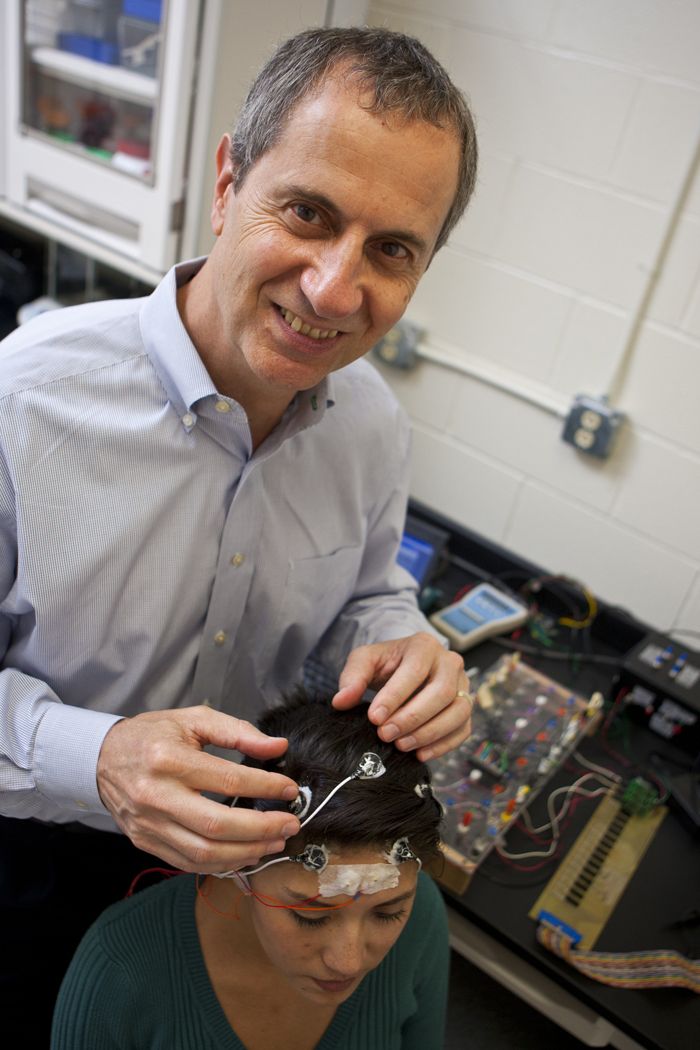 University of Rhode Island Associate Professor of Biomedical Engineering Walt Besio, epilepsy, electrodes, diagnosis