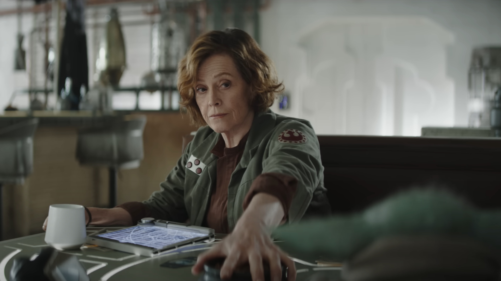 Sigourney Weaver in The Mandalorian &amp;amp; Grogu