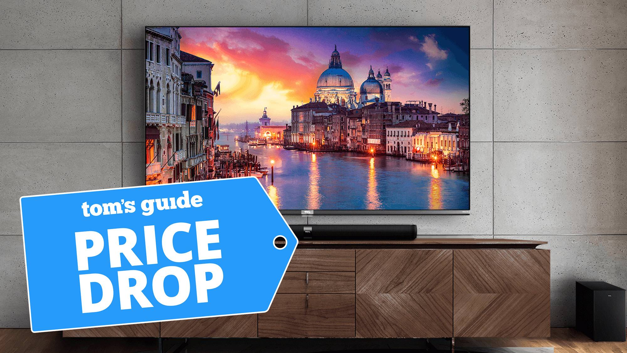 TCL television with a Tom's Guide deal tag