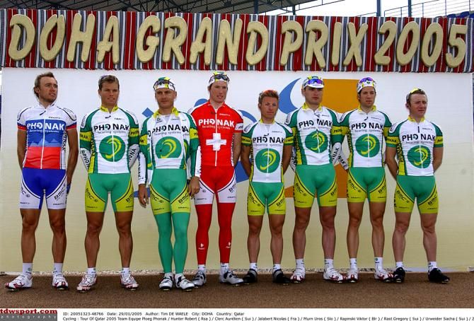 The Phonak team in the 2005 Tour of Qatar