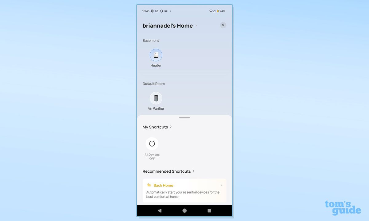 Dreo wall space heater app connection