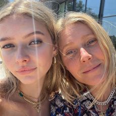 Gwyneth Paltrow wears a shirtdress in Italy 