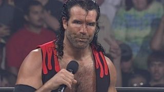 Razor Ramon on the mic in the ring in WWE