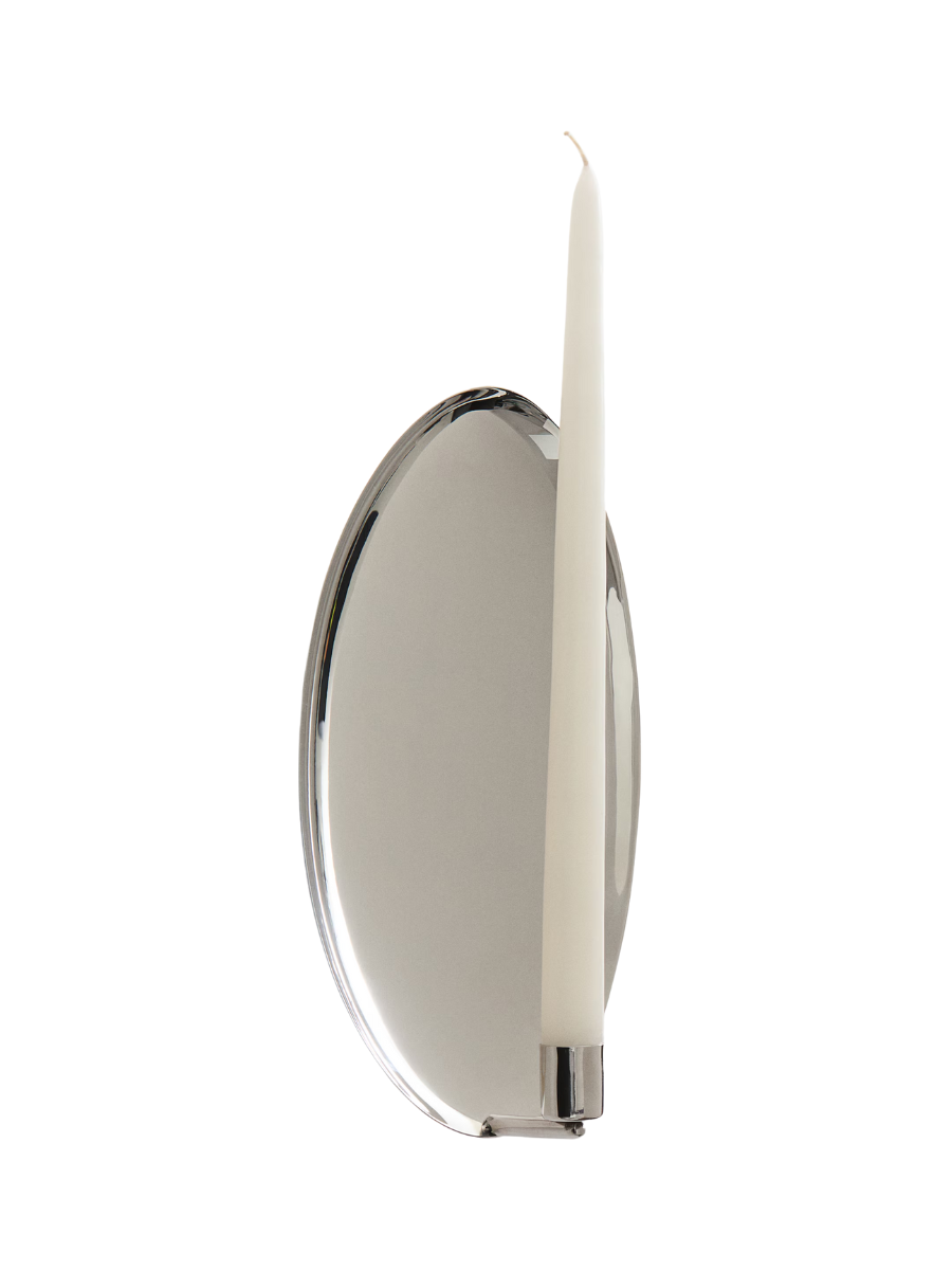 Stainless Steel Candle Sconce 