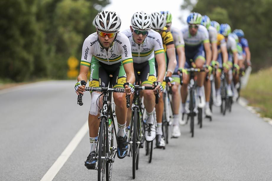 The U23 Team were on the front to chase down the break