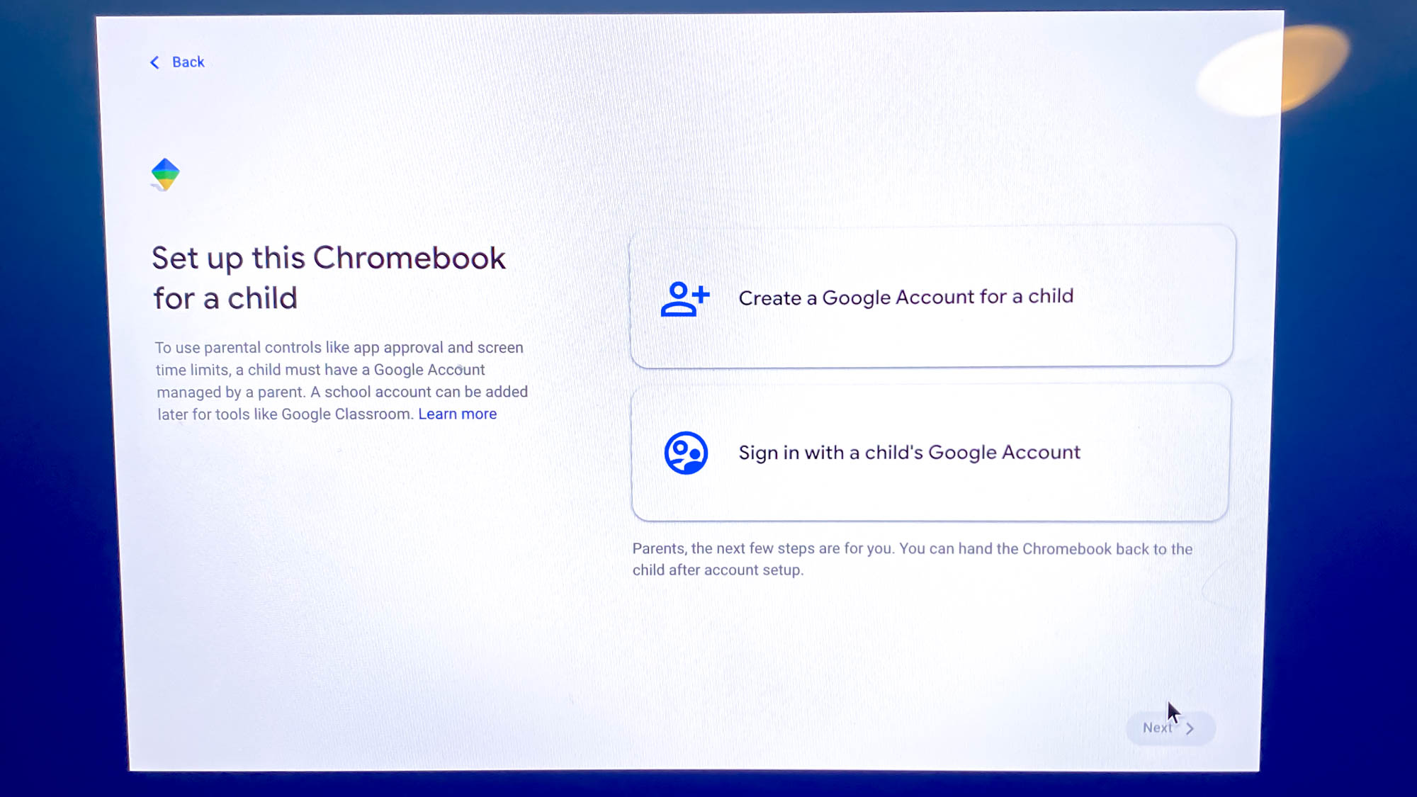 How to set up a Chromebook for your kid