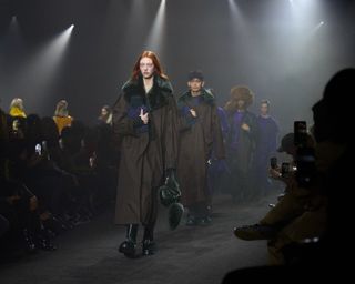Finale at Burberry A/W 2023 show