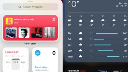 Widgets in iOS 16