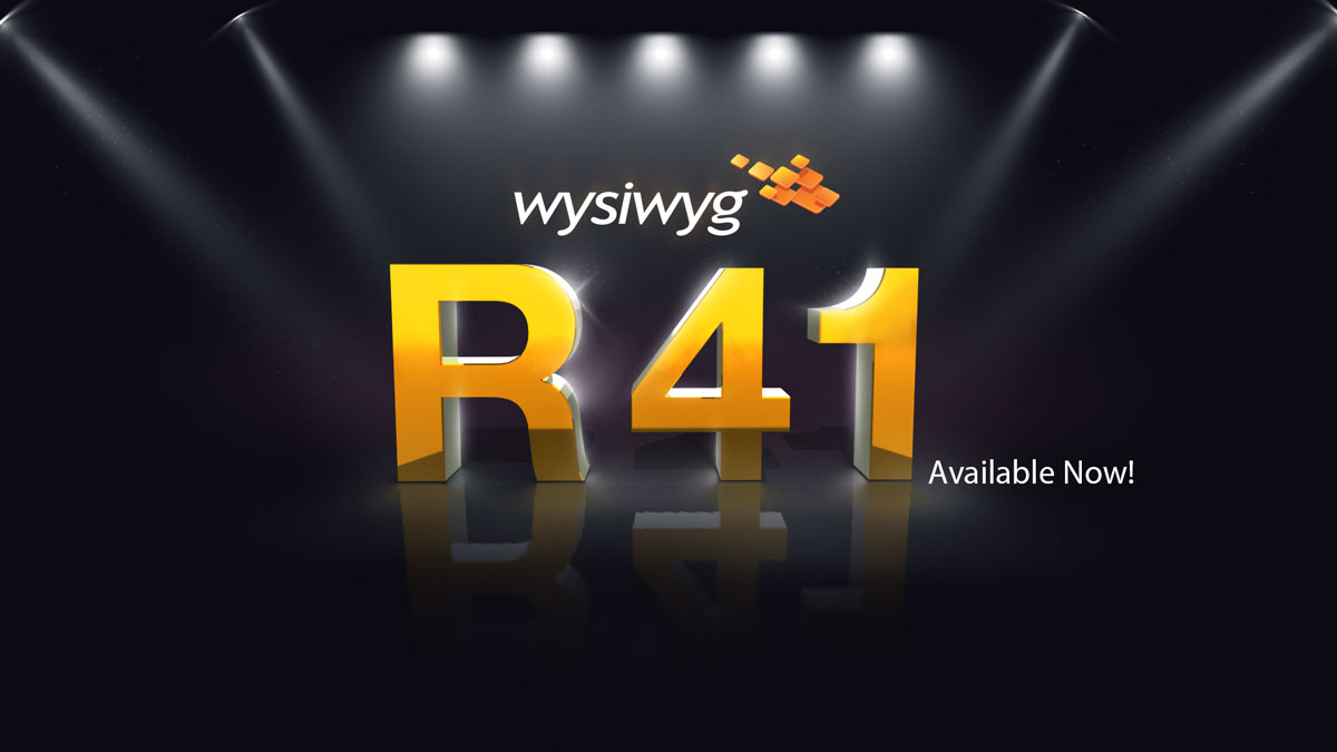 New wysiwyg Release 41 adds exciting features, improves workflow