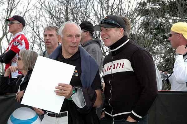 Phil Liggit and Bob Roll. The latter was a member of the 7-Eleven team in 1986