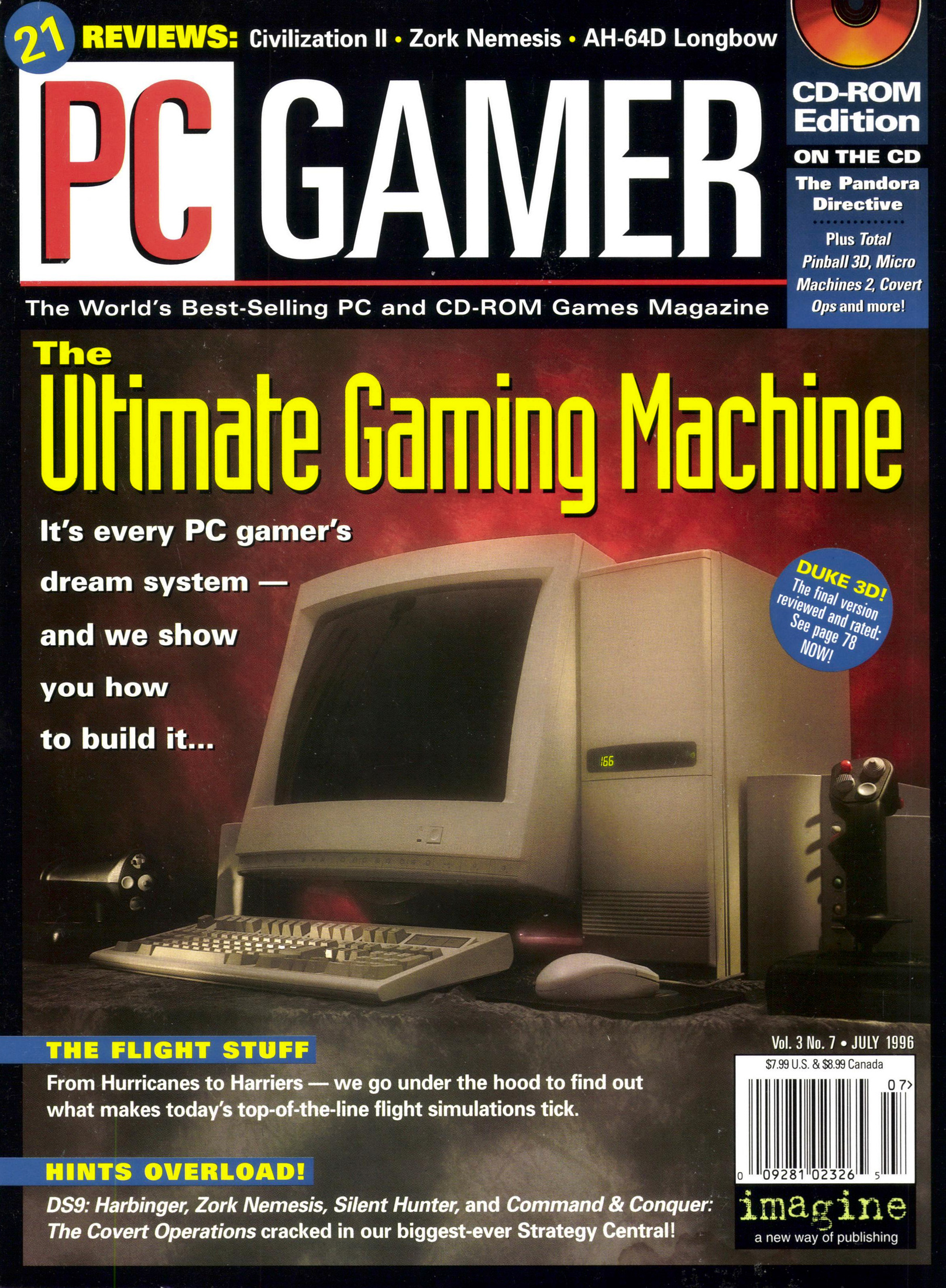 PC Gamer Magazine US July 1996