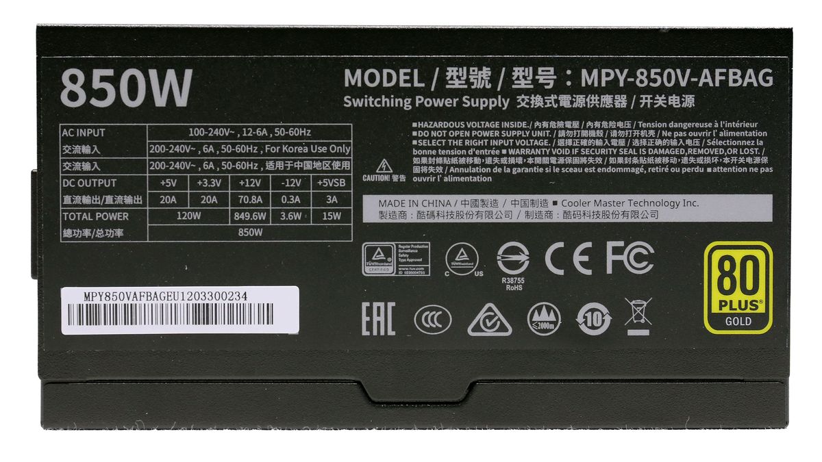 Cooler Master V850 Gold V2