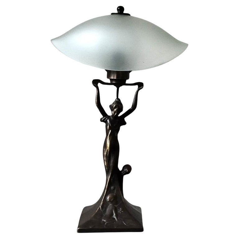 Brass Art Deco Table Lamp