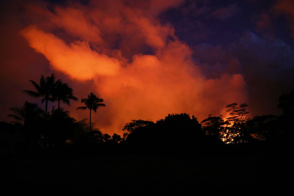 Volcanic clouds.