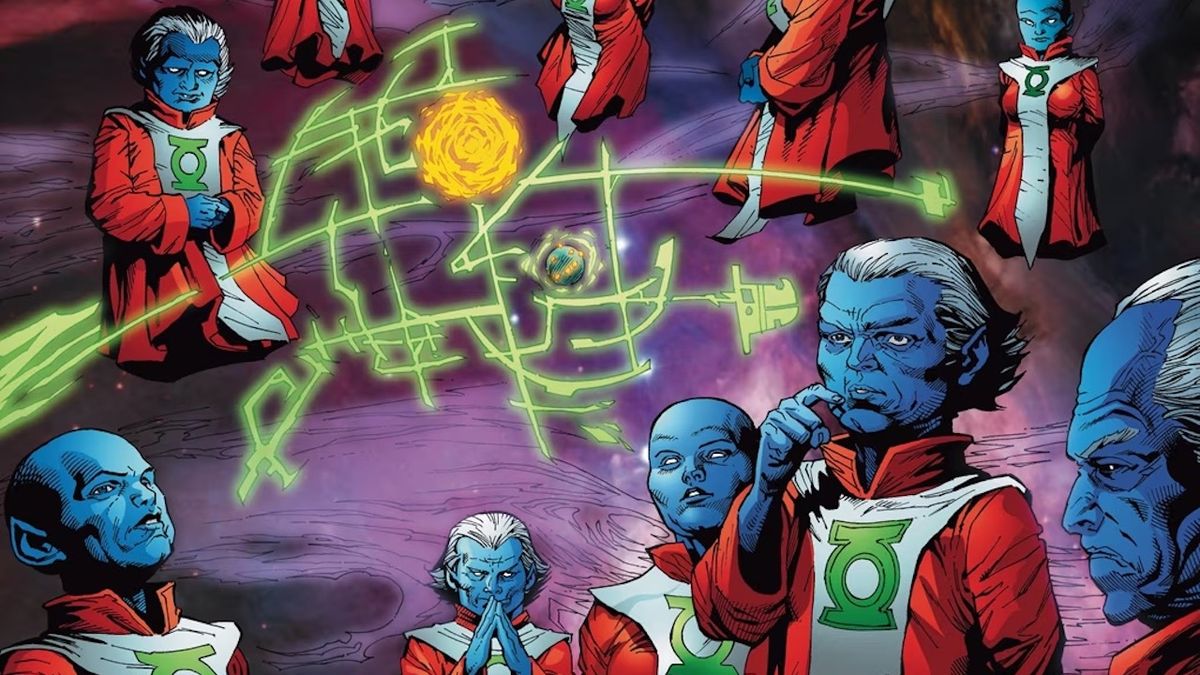 The Guardians of the Universe from the Green Lantern comics