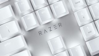 Razer logotype on keyboard