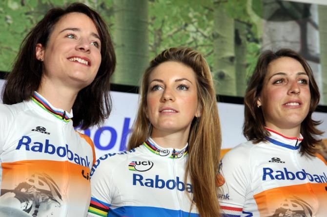 Marianne Vos, Pauline Ferrand Prevot and Lucinda Brand
