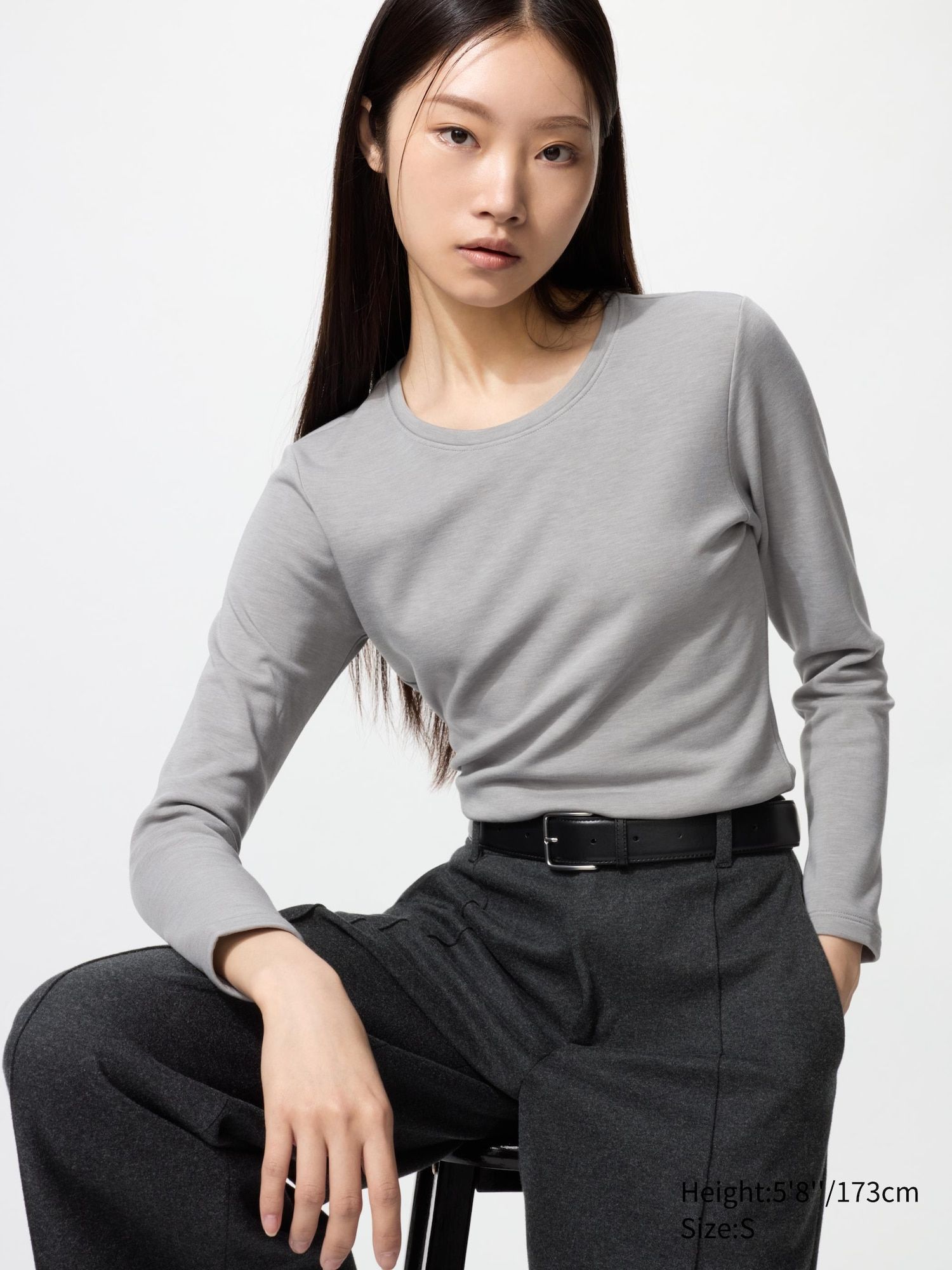 Heattech Ultra Warm Crew Neck T-Shirt (long Sleeve)