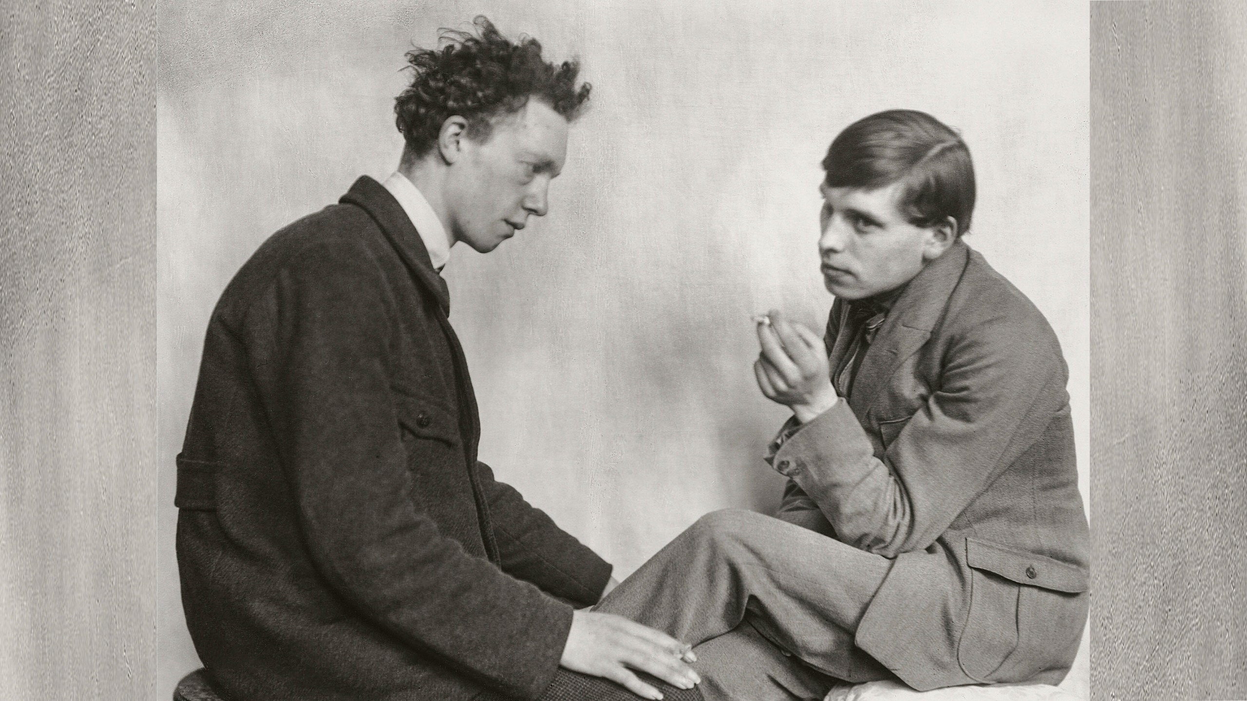 August Sander: Bohemians (Willy Bongard and Gottfried Brockmann), 1922-1925
