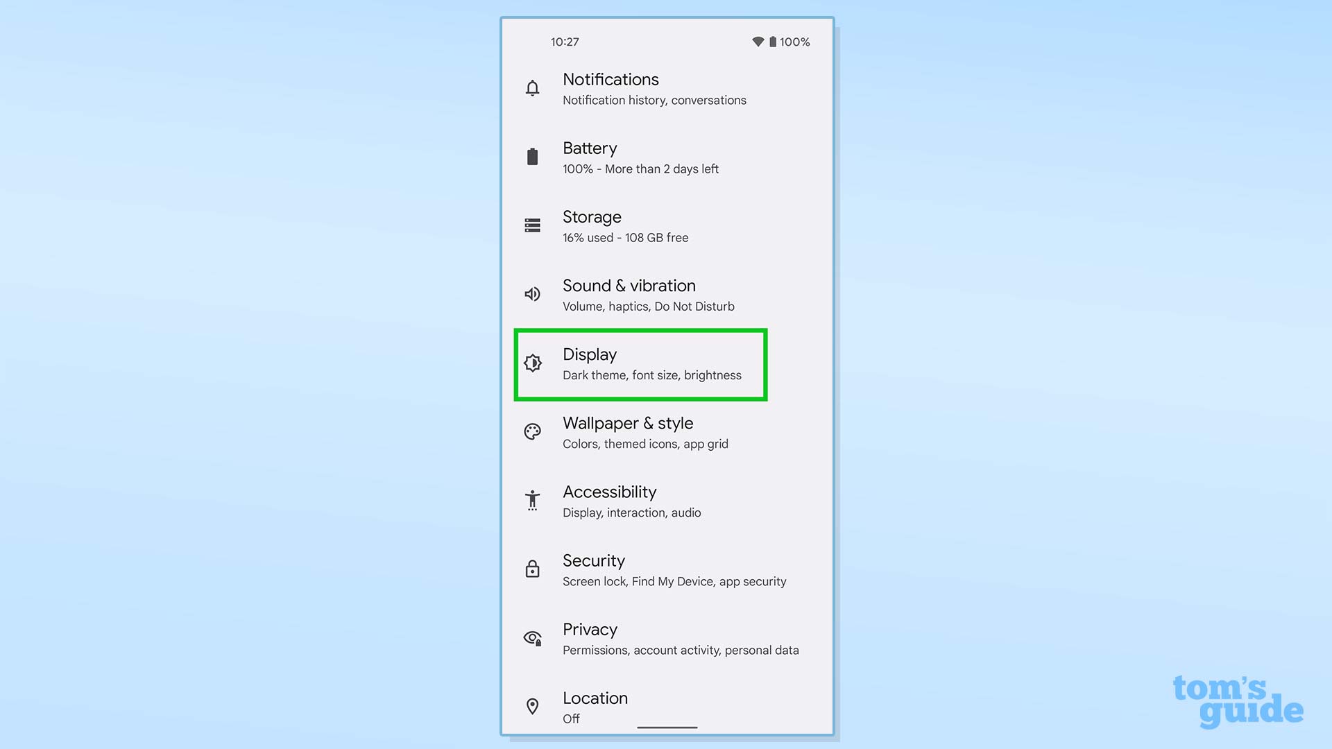 how to enable enhanced auto-rotate android 12