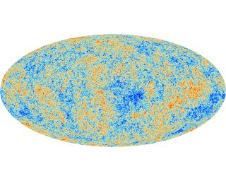 This all-sky map from the European Space Agency's Planck satellite shows the cosmic microwave background, the oldest light in the universe.