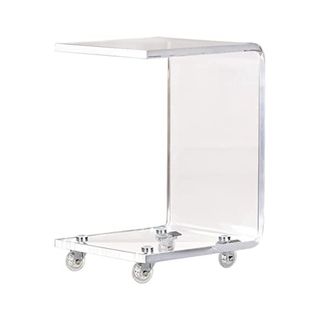 Onelux Mobile C Shaped End Table