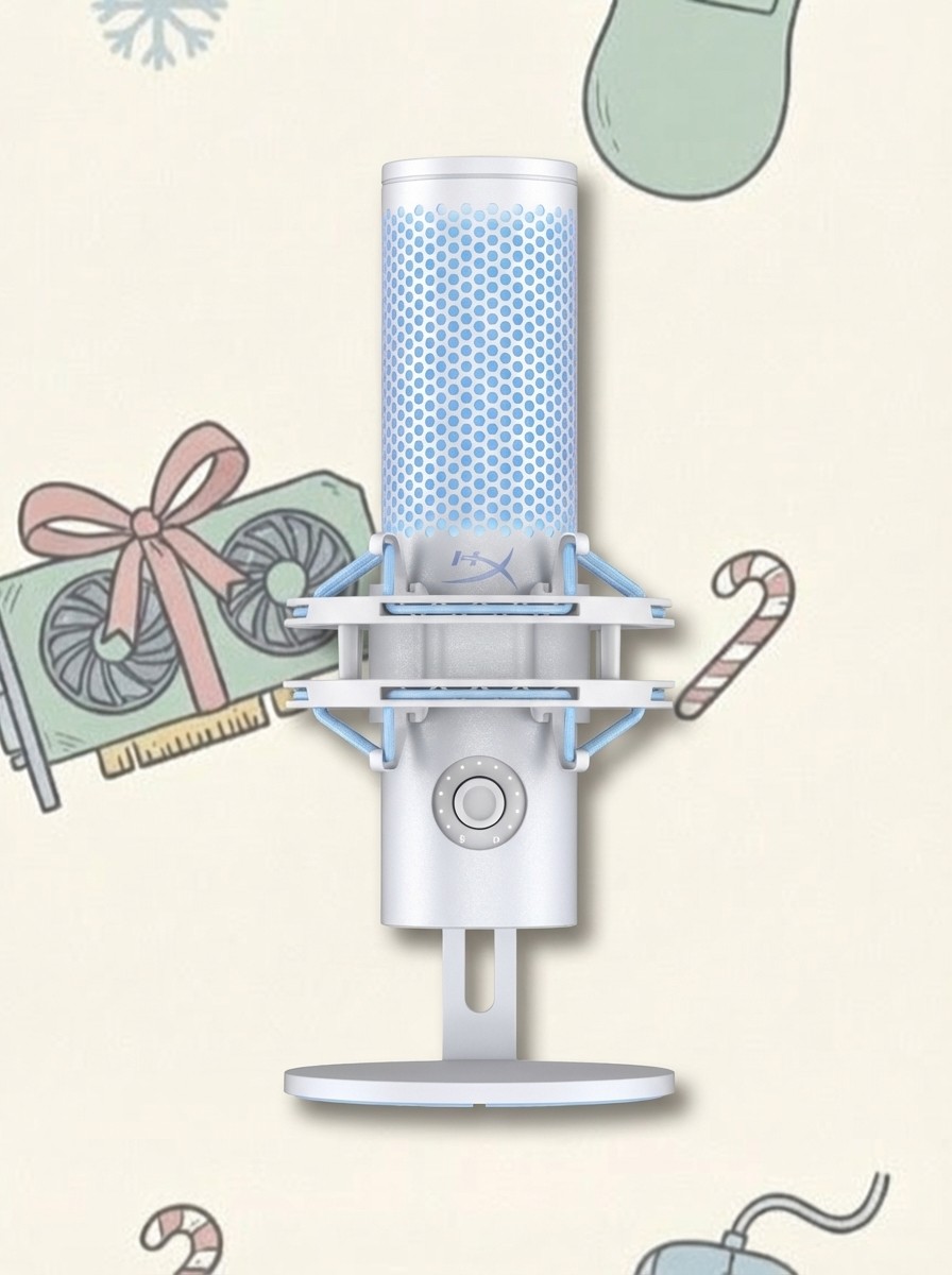 HyperX QuadCast 2 Frost microphone