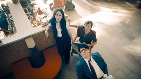 David Corenswet, Rachel Brosnahan, and Skyler Gisondo in Superman 