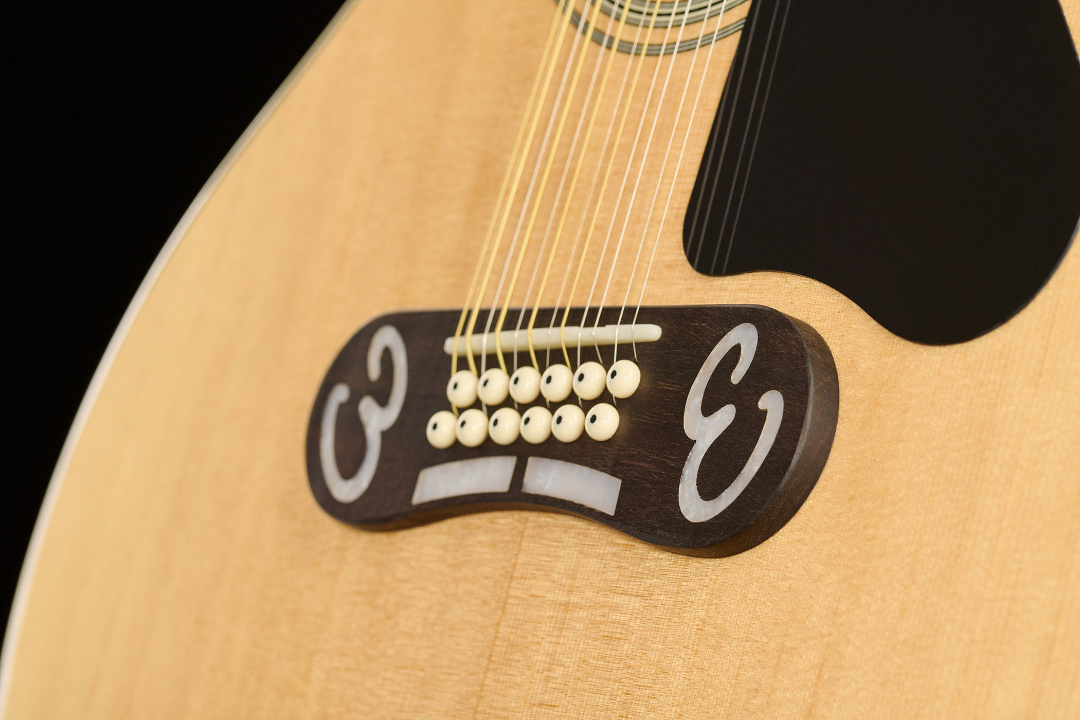 Harley Benton Custom Line King-12CE NT: the cutaway jumbo 12-string features an all-maple build, gold hardware and Fishman electronics