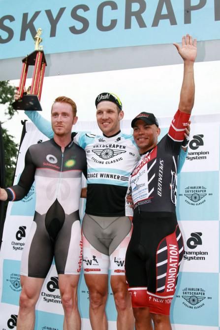 Men's podium: 2nd place, Danish rider Yondi Schmidt (BP/Shindler) 1st place Marcel Kalz (Team Rudy Project Racing) 3rd place Euris R. Vidal (CRCA/Foundation) Congrats to all the riders!