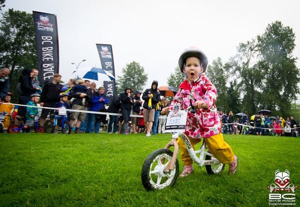 Kids in the BC Bike race