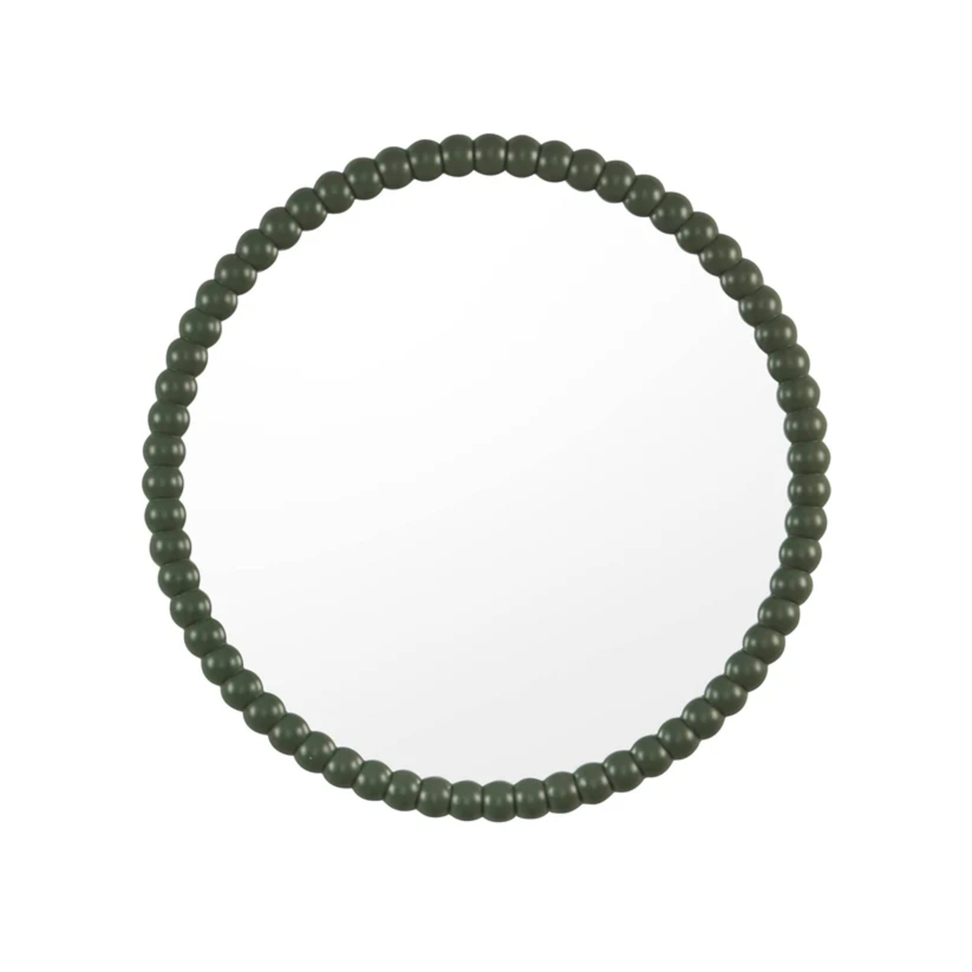 DUSK Bobbin Round Wall Mirror - Vetiver