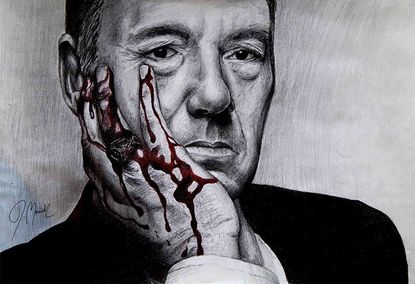 Fan art of 'House of Cards' protagonist Francis Underwood