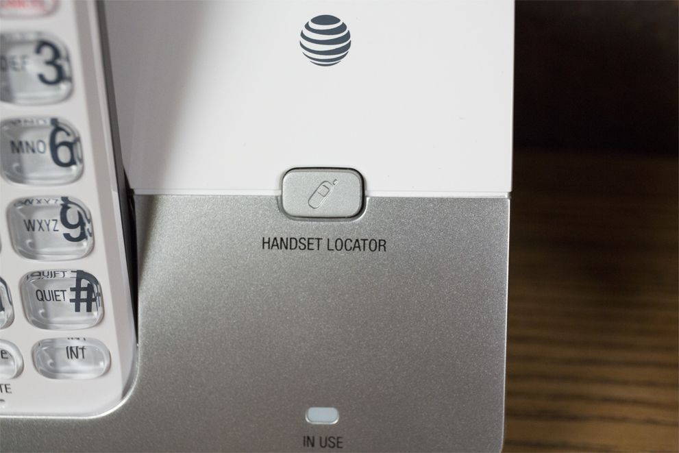 There is a button on the EL51103&rsquo;s base that can help you locate the handset if it gets lost.