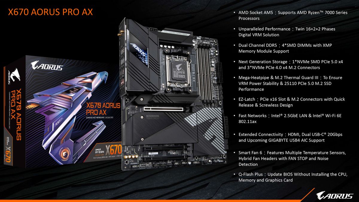 Gigabyte X670E Motherboards