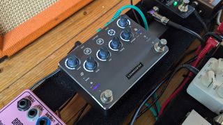 A Neural DSP Nano Cortex on a pedalboard