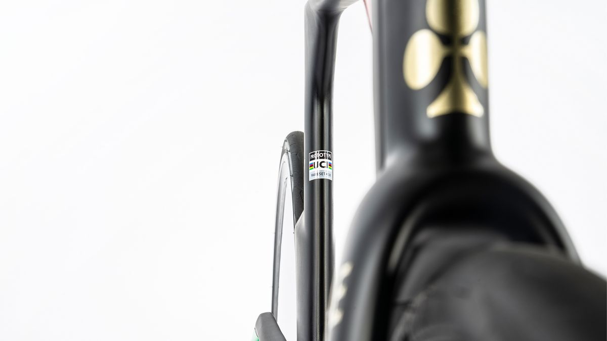 Colnago TT1 detail image on white background